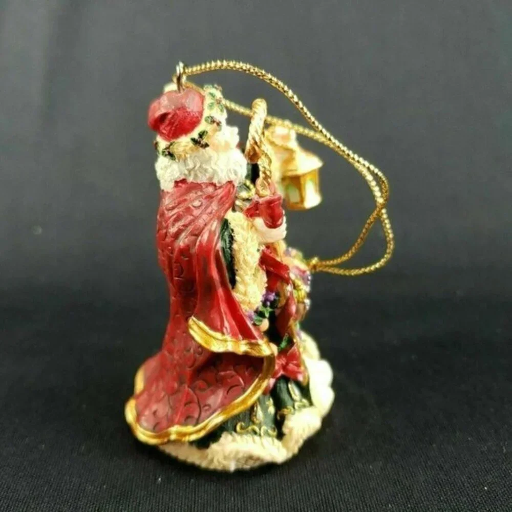 San Francisco Music Box Santa Ornament Christmas Medley Joan‎ Pilallis No Music